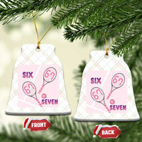 Funny Six Seven Tennis Meme Ceramic Ornament Valentine For Women - Wonder Print Shop
