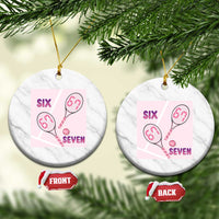 Funny Six Seven Tennis Meme Ceramic Ornament Valentine For Women - Wonder Print Shop