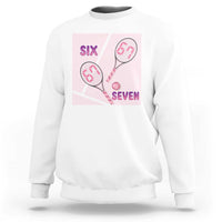 Funny Six Seven Tennis Meme Sweatshirt Valentine For Women - Wonder Print Shop