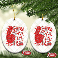 Six Seven Tennis Meme Ceramic Ornament Funny Gen Alpha Valentine - Wonder Print Shop