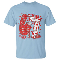 Six Seven Tennis Meme T Shirt Funny Gen Alpha Valentine - Wonder Print Shop