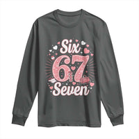 Funny Six Seven Tennis Meme Long Sleeve Shirt Gen Z Valentine - Wonder Print Shop