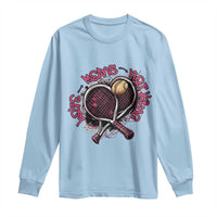 Love Means Nothing Long Sleeve Shirt Tennis Lovers - Wonder Print Shop