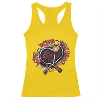 Love Means Nothing Racerback Tank Top Tennis Lovers - Wonder Print Shop
