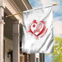 Love Means Nothing To A Tennis Player Garden Flag Valentines Day Gift - Wonder Print Shop