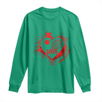 Love Means Nothing To A Tennis Player Long Sleeve Shirt Valentines Day Gift - Wonder Print Shop