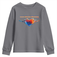 Love Means Nothing Youth Sweatshirt Valentines Day Gift - Wonder Print Shop