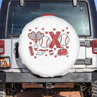 Cute XOXO Tennis Player Spare Tire Cover Valentines Tennis Gift - Wonder Print Shop