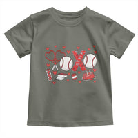 Cute XOXO Tennis Player Toddler T Shirt Valentines Tennis Gift - Wonder Print Shop