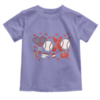 Cute XOXO Tennis Player Toddler T Shirt Valentines Tennis Gift - Wonder Print Shop
