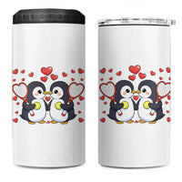 Cute XOXO Tennis Player 4 in 1 Can Cooler Tumbler Valentines Day Gift - Wonder Print Shop