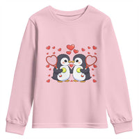 Cute XOXO Tennis Player Youth Sweatshirt Valentines Day Gift - Wonder Print Shop