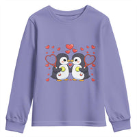 Cute XOXO Tennis Player Youth Sweatshirt Valentines Day Gift - Wonder Print Shop