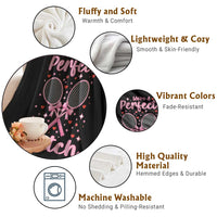 We Are A Perfect Match Throw Blanket Gift For Tennis Couple - Wonder Print Shop