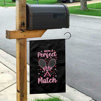We Are A Perfect Match Garden Flag Gift For Tennis Couple - Wonder Print Shop