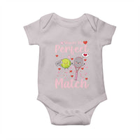 You Are My Perfect Match Baby Onesie Gift For Tennis Couple - Wonder Print Shop