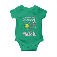 You Are My Perfect Match Baby Onesie Gift For Tennis Couple - Wonder Print Shop