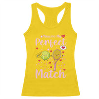 You Are My Perfect Match Racerback Tank Top Gift For Tennis Couple - Wonder Print Shop