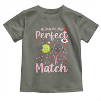 You Are My Perfect Match Toddler T Shirt Gift For Tennis Couple - Wonder Print Shop