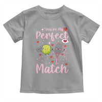You Are My Perfect Match Toddler T Shirt Gift For Tennis Couple - Wonder Print Shop