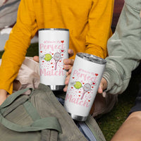 You Are My Perfect Match Tumbler Cup Gift For Tennis Couple - Wonder Print Shop
