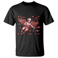 Cute Cupid Tennis Angel T Shirt Valentines Day Gift - Wonder Print Shop