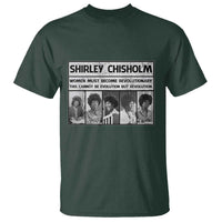 Shirley Chisholm Quote T Shirt Women Must Become Revolutionary