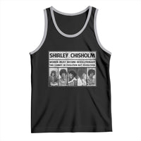 Shirley Chisholm Quote Tank Top Women Must Become Revolutionary