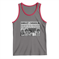 Shirley Chisholm Quote Tank Top Women Must Become Revolutionary