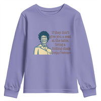 Shirley Chisholm Seat At The Table Quote Youth Sweatshirt Female Empowerment History Gift