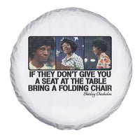 Shirley Chisholm Seat At The Table Quote Spare Tire Cover Strong Black Women Pride