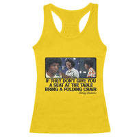 Shirley Chisholm Seat At The Table Quote Racerback Tank Top Strong Black Women Pride