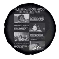 Shirley Chisholm Spare Tire Cover Black Woman Leadership Icon