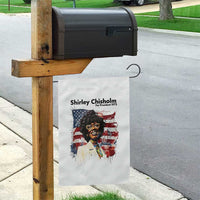 Shirley Chisholm For President 1972 With American Flag Garden Flag