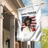 Shirley Chisholm For President 1972 With American Flag Garden Flag