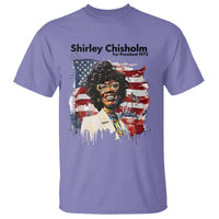 Shirley Chisholm For President 1972 With American Flag T Shirt