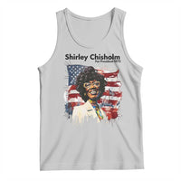 Shirley Chisholm For President 1972 With American Flag Tank Top