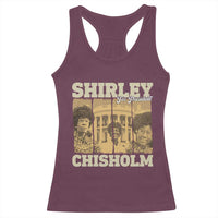 Shirley Chisholm For President Racerback Tank Top Historic Women Leader