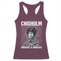 Shirley Chisholm Unbought And Unbossed Feminist Racerback Tank Top