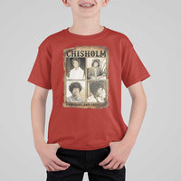 Vintage Shirley Chisholm Unbought And Unbossed T Shirt For Kid Womens History Month