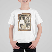 Vintage Shirley Chisholm Unbought And Unbossed T Shirt For Kid Womens History Month
