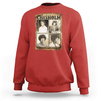 Vintage Shirley Chisholm Unbought And Unbossed Sweatshirt Womens History Month
