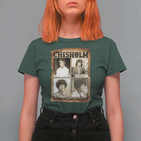 Vintage Shirley Chisholm Unbought And Unbossed T Shirt For Women Womens History Month
