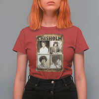 Vintage Shirley Chisholm Unbought And Unbossed T Shirt For Women Womens History Month