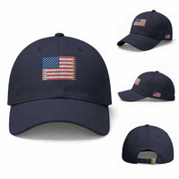 Pencil Stripes USA Flag Baseball Cap Proud American Teacher Graduation Gift