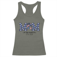Patriotic Mothers Day Gift Racerback Tank Top USA 250 Years Celebration