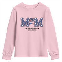 Patriotic Mothers Day Gift Youth Sweatshirt USA 250 Years Celebration