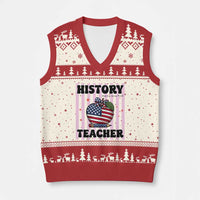 Inspiring Young Minds Teacher V-Neck Knit Sweater Vest 250th Anniversary Educator Gift