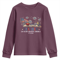 250 Years Shaping America Educator Youth Sweatshirt America 250th Anniversary