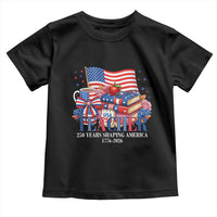 250 Years Shaping America Anniversary Toddler T Shirt Proud Educator Gift